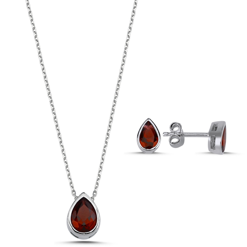 Garnet zirkon (kırmızı)